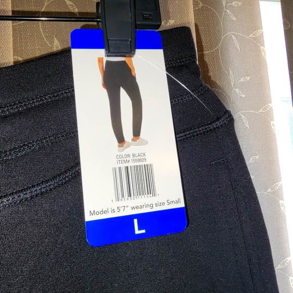 32 Degrees Cool Women's Lounge Pants with Pockets Soft, L- BLACK - Picture 1 of 4